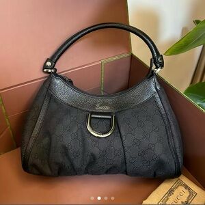 Gucci Black Hobo Bag